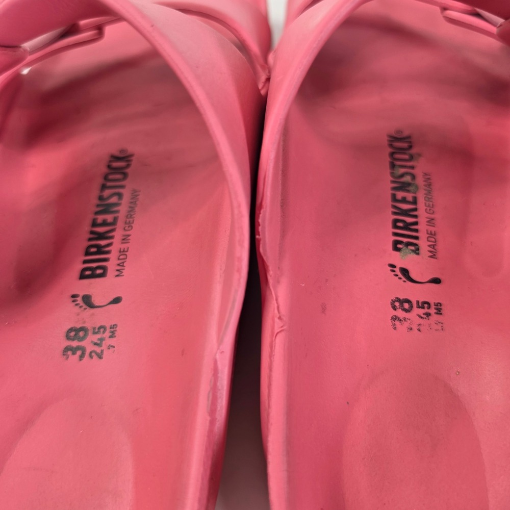 Birkenstock Arizona Essentials EVA Pink Sandals Womens Size 38 US 7 Waterproof - Picture 5 of 7